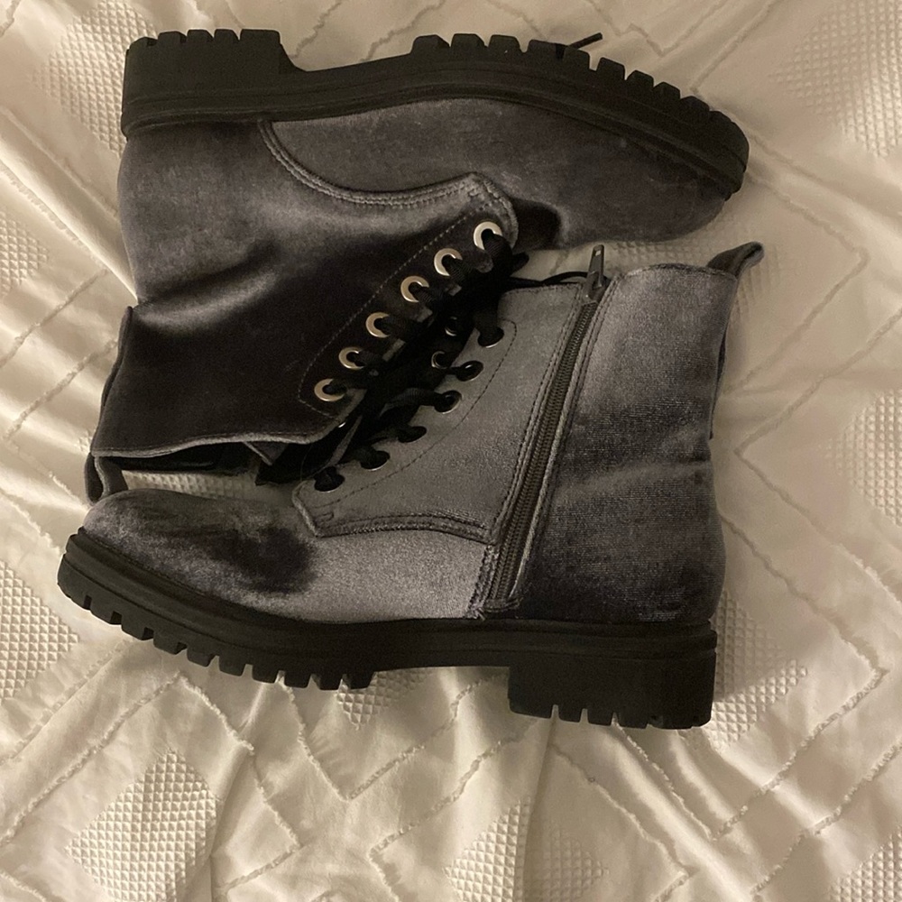 velvet boots